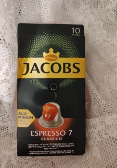 Капсулы Jacobs Espresso Classico 7 - Жаль, пачка у меня улетает быстро